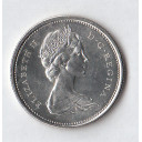 1957 - CANADA Quarto di Dollaro Renna in argento circolato